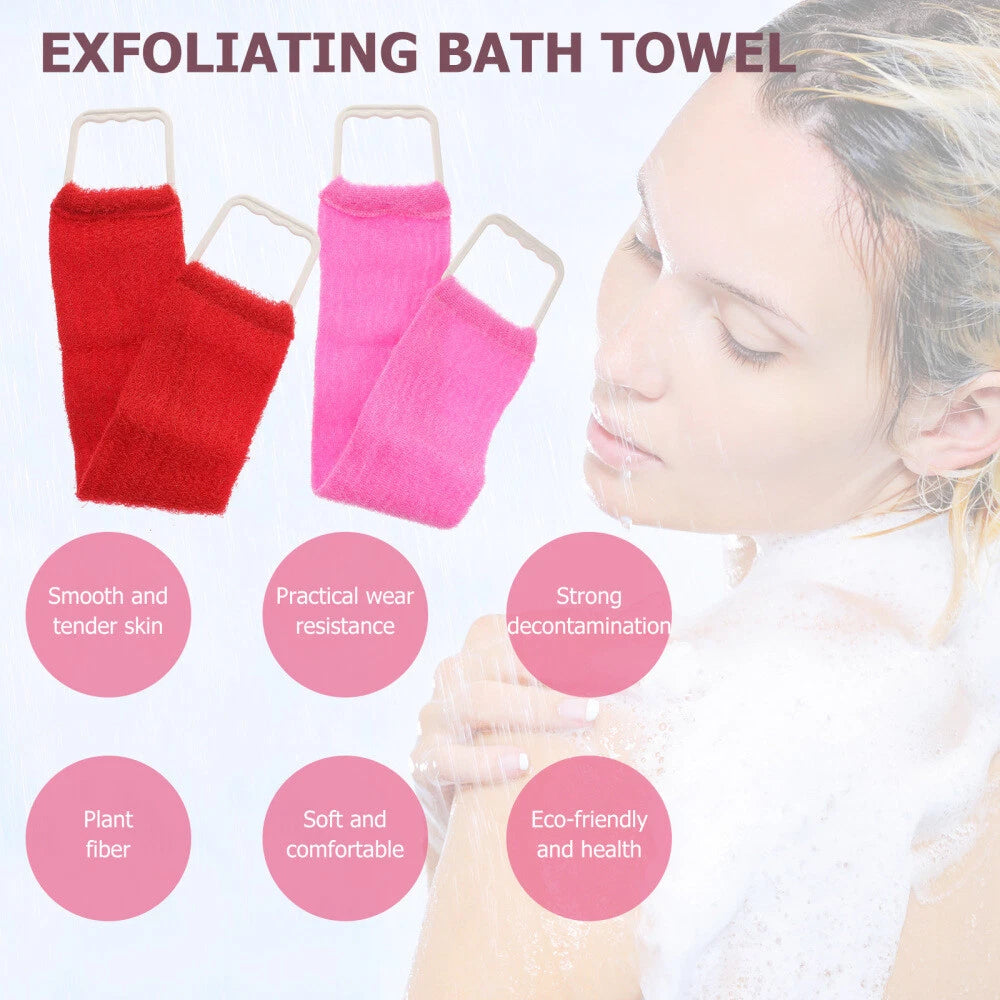 Silicone Bath Towel Skin Care Tools Body Silicone Shower Towel Exfoliating Cloth