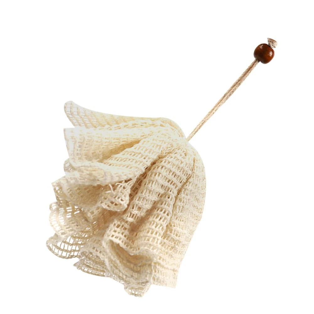 Bath Flower Towel Back Scrubber for Shower Exfoliating Balls Mesh