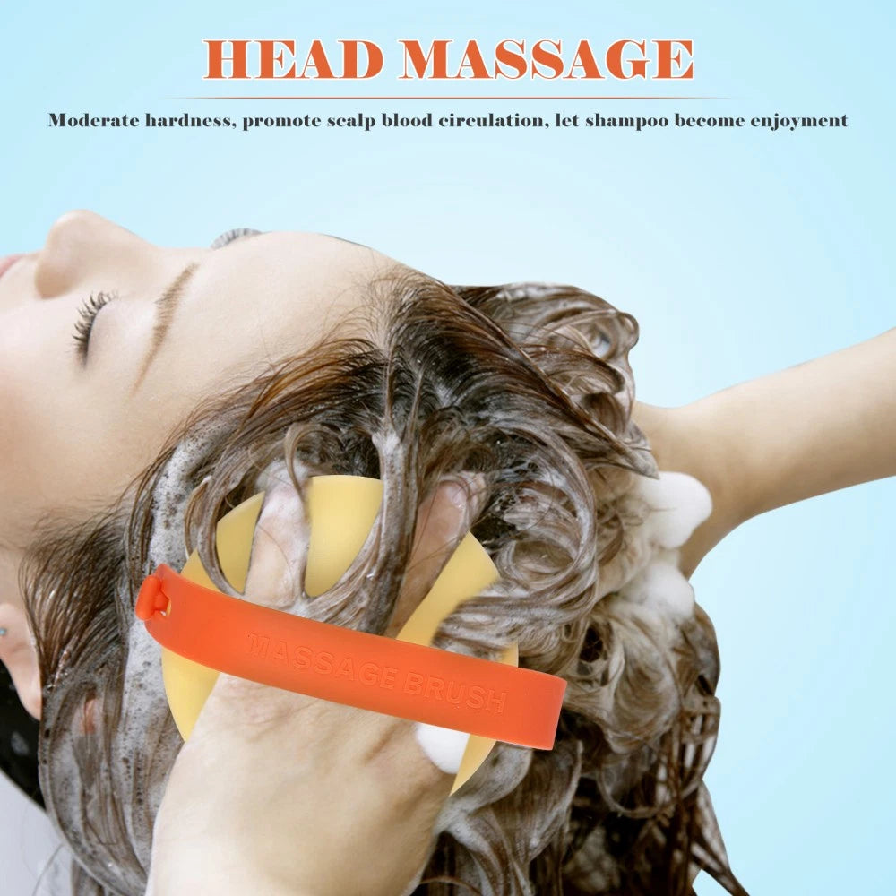 2pcs Bathroom Bath Brush Shower Skin Massage Exfoliation Scrubber with Hook