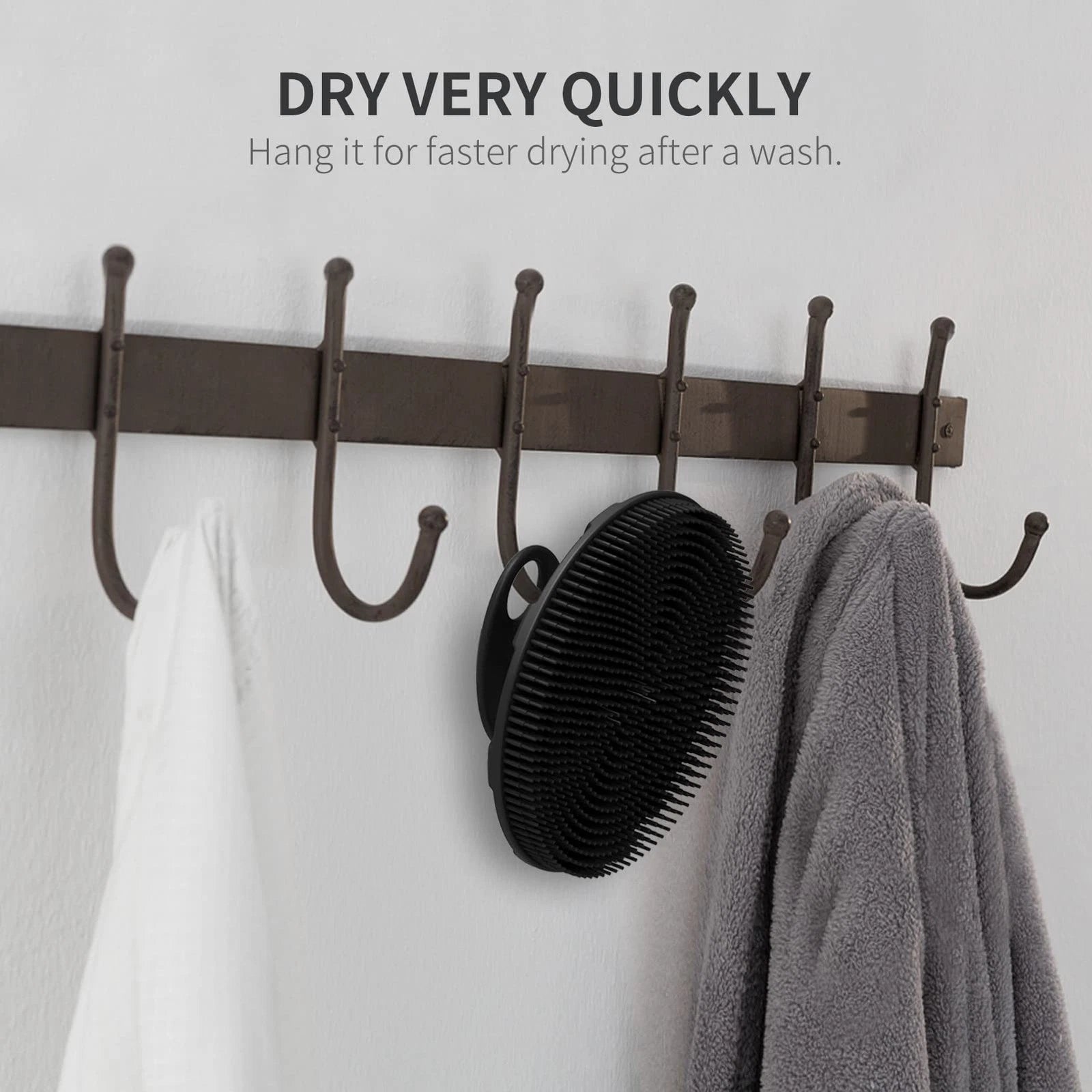 Silicone Body Scrubber, Shower Bath Scrubber, More Hygienic Than Traditional ...