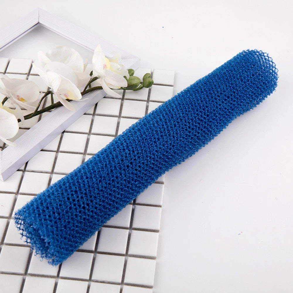 2 Pcs Bath Towel Women's Man Bathroom Scrubber Shower Brush for Body