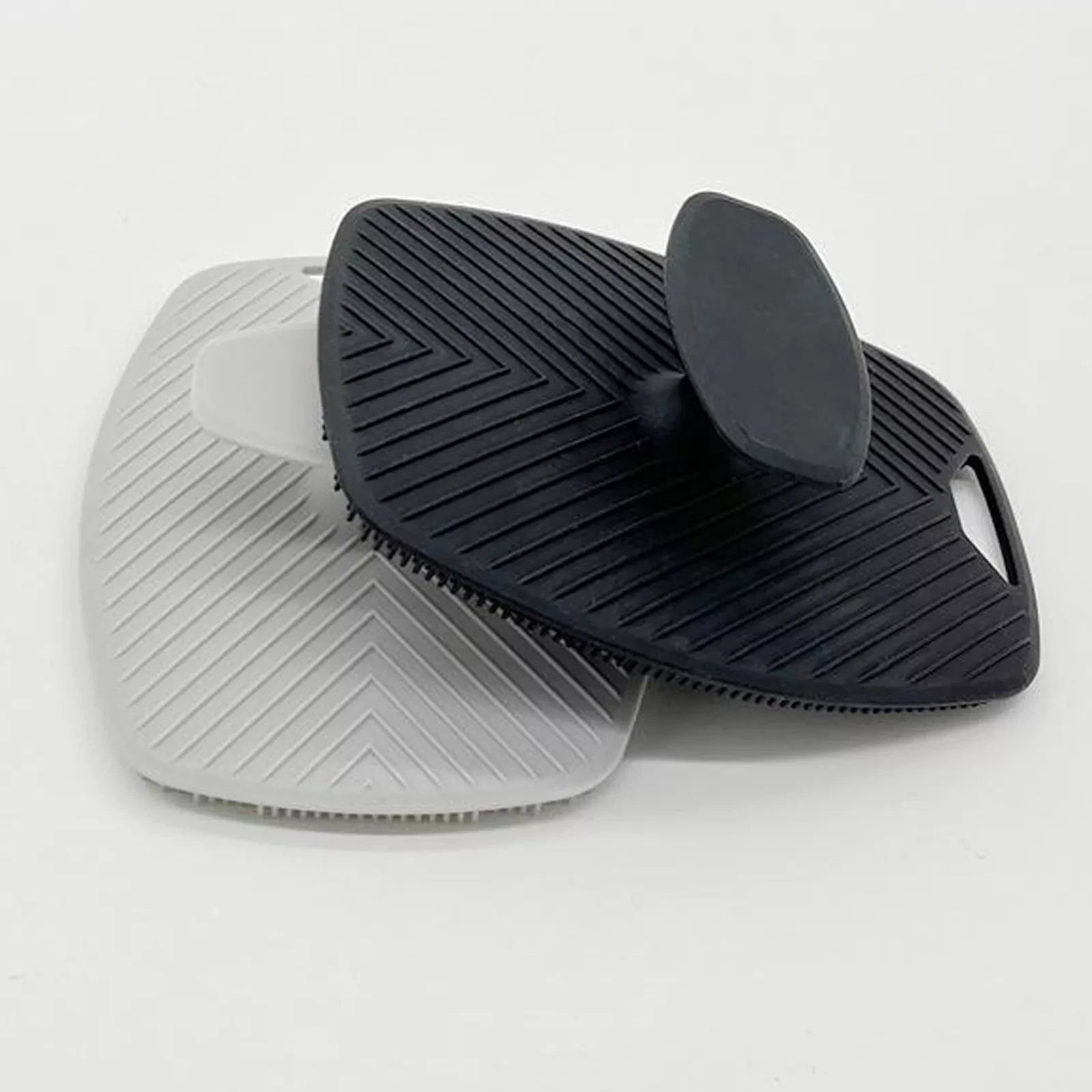 Mens Silicone Body Scrubber Shower Cleansing Brush Exfoliating Deep Clean Tool