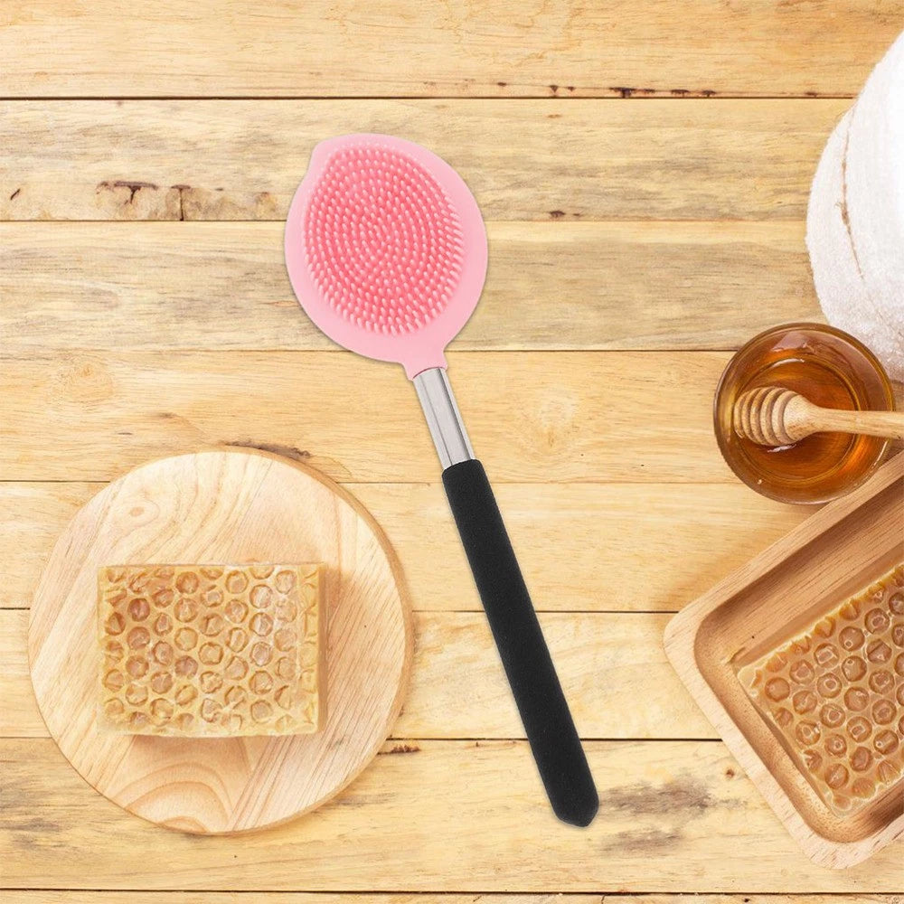 2 Pcs Bath Brush Child Back for Shower Long Handle Body Scrubber