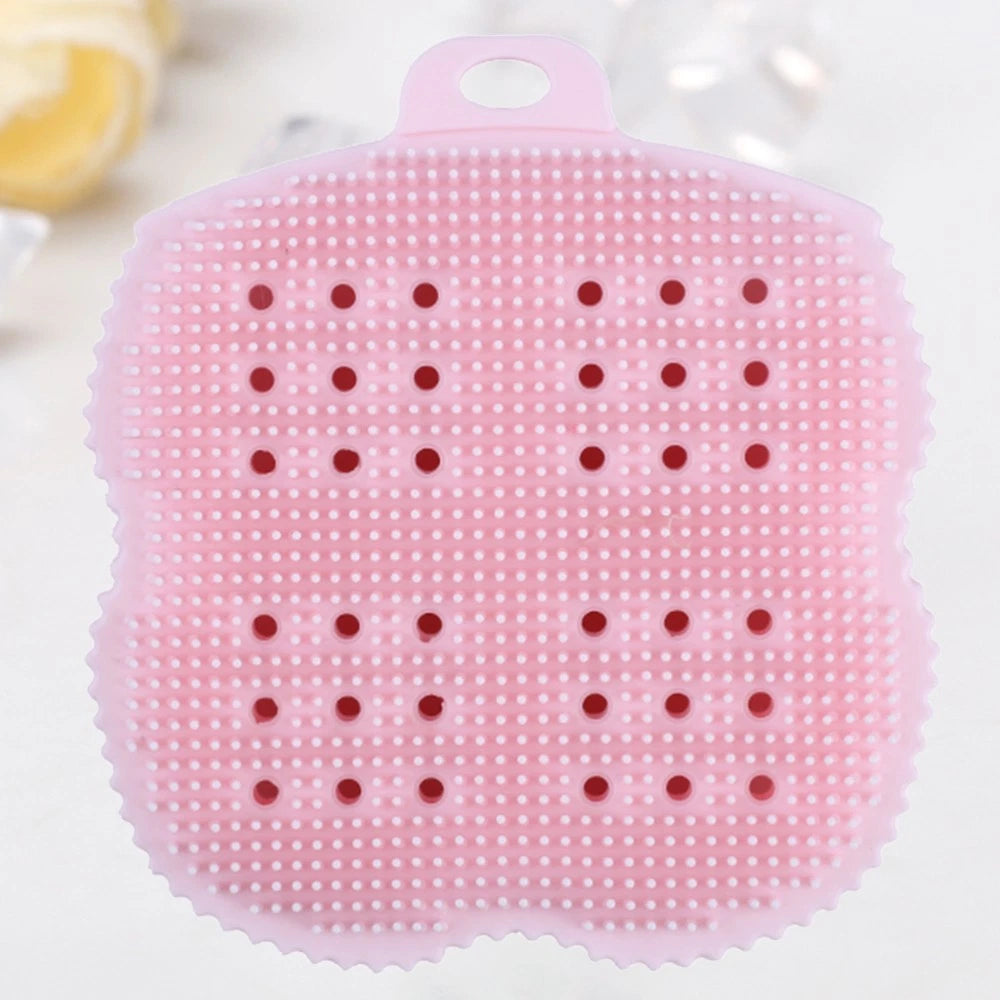 Exfoliating Towel Bath Scrubber for Cleaning Baby Back Shower Brush