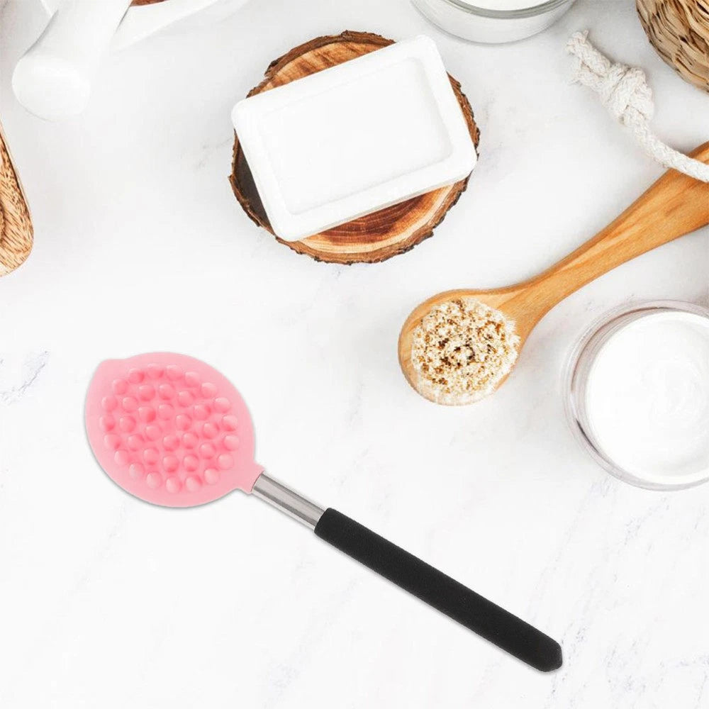 2 Pcs Bath Brush Child Back for Shower Long Handle Body Scrubber