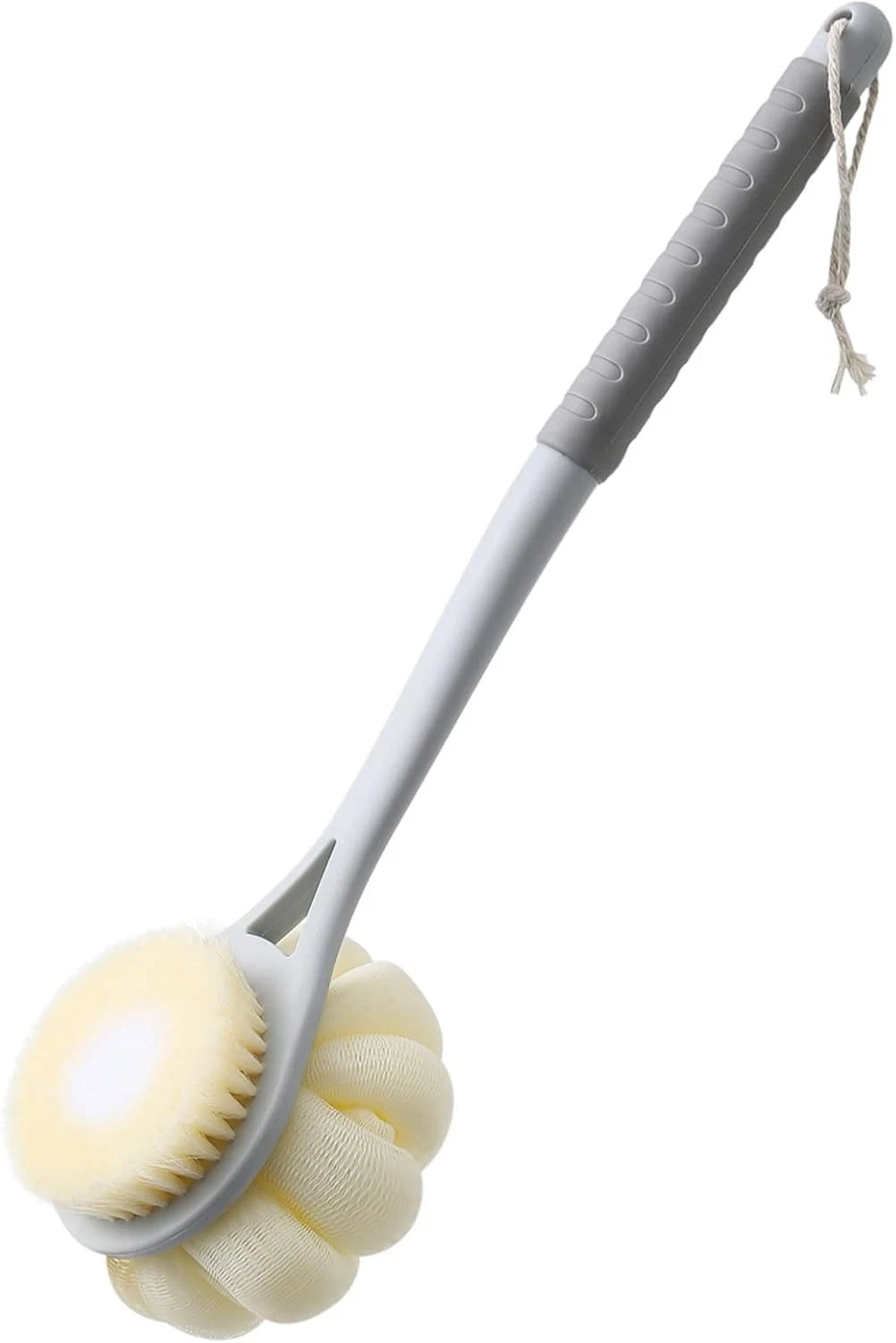 Shower Body Brush,Soft Bristles and Beautiful Pumpkin Loofah 14” Long Handle ...