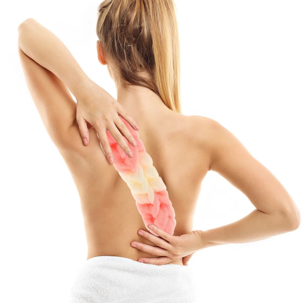 3 Pcs Back Scrubber Bath Towel Man Body Tool Puff Shower Exfoliating