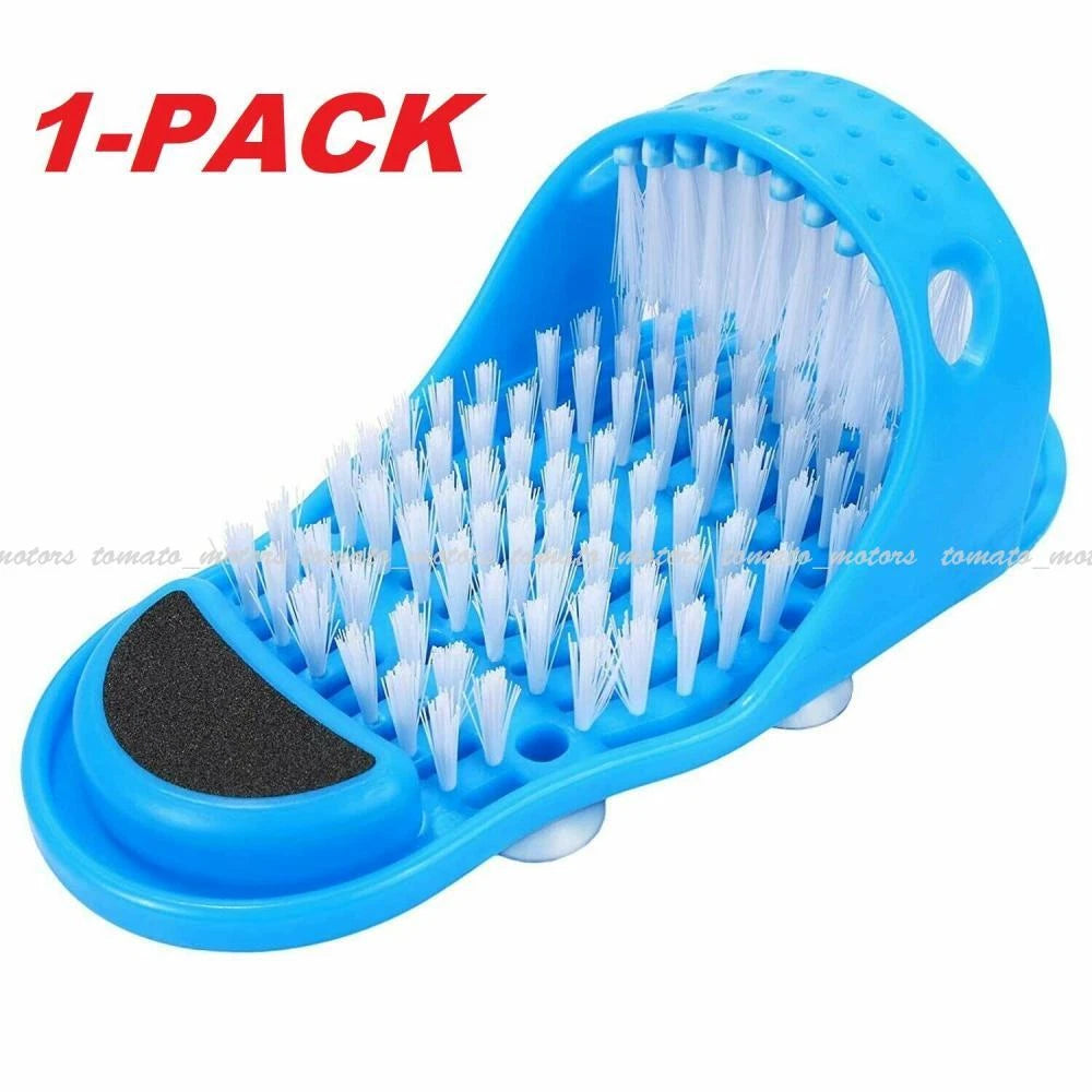 Shower Feet Foot Scrubber Massager Cleaner Exfoliating Washer Wash Slipper Brush