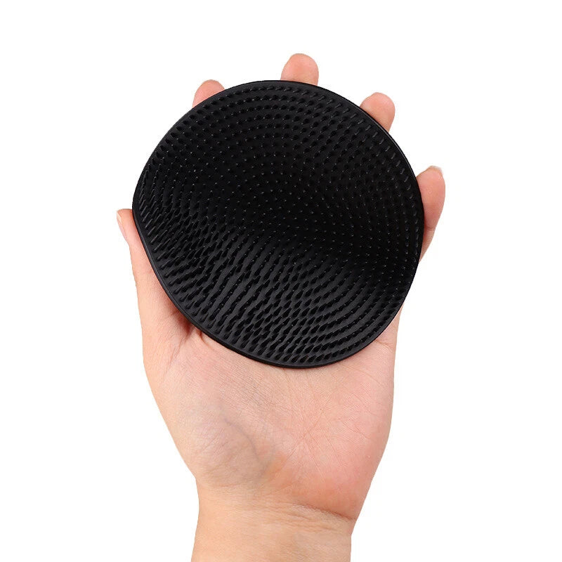 Silicone Bath Brush Scalp Massager Washing Comb Hygienic Exfoliating Body Clean