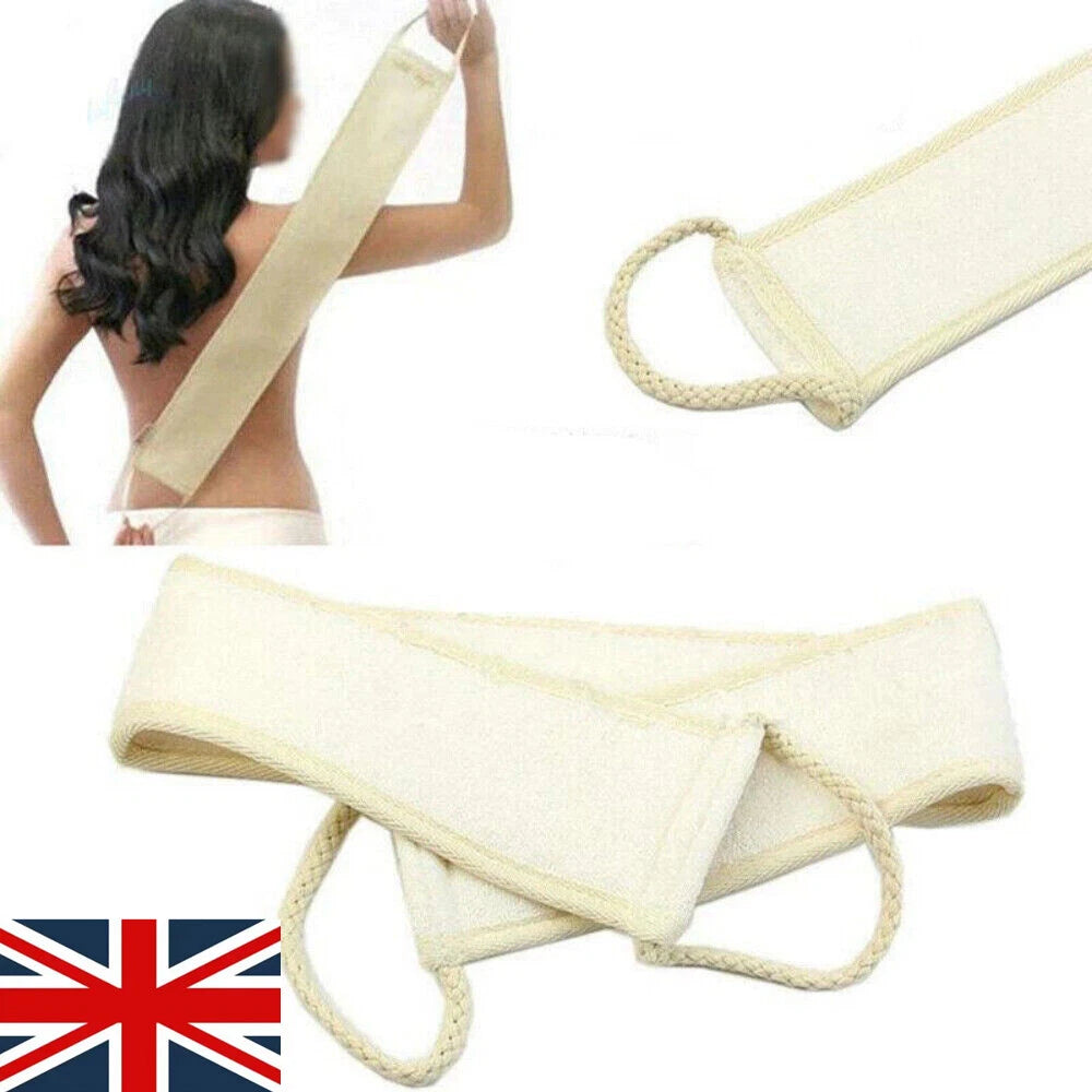 Exfoliating Backwash Belt Strap Loofah Bath Shower Body Sponge Scrubber Brush ..