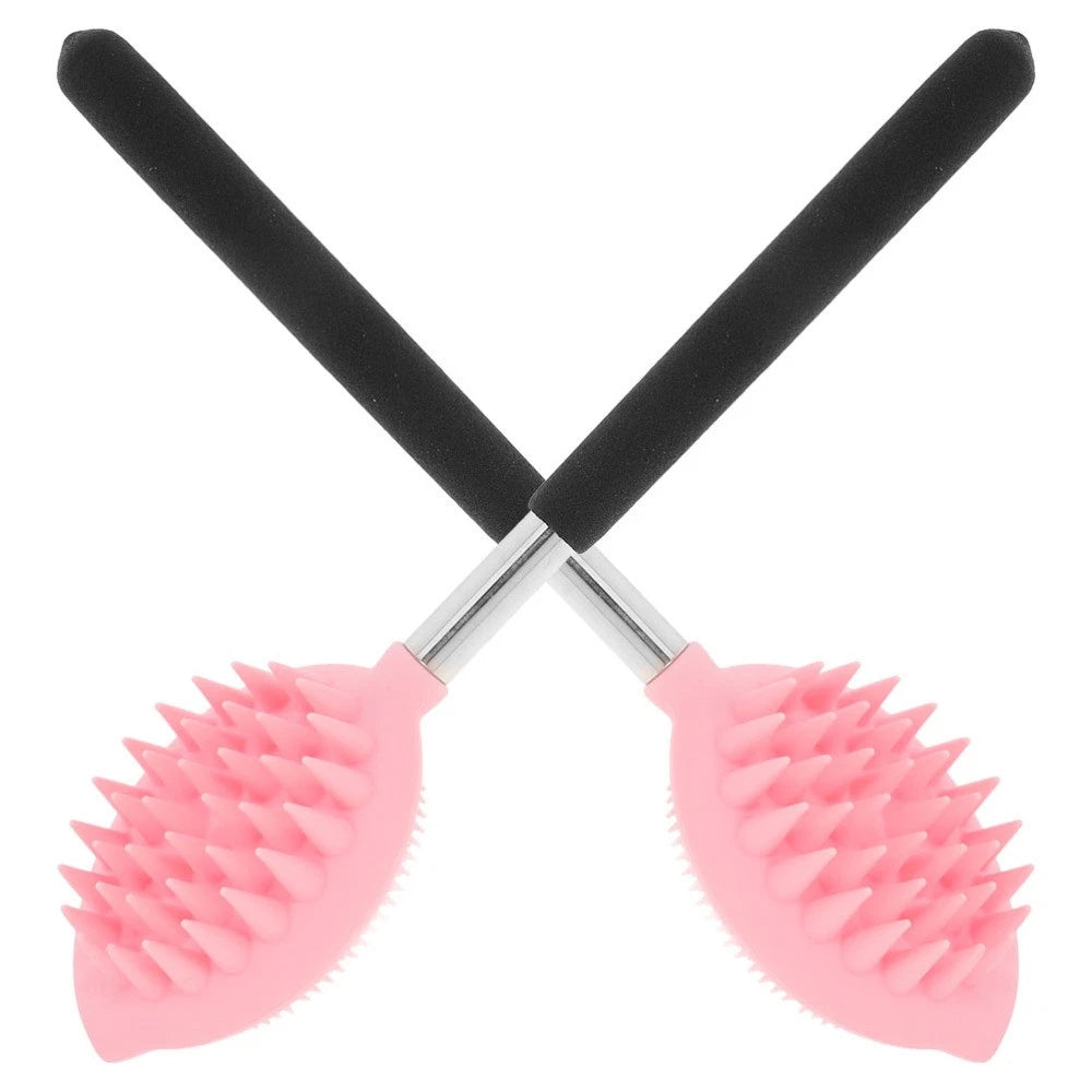 2 Pcs Bath Brush Child Back for Shower Long Handle Body Scrubber