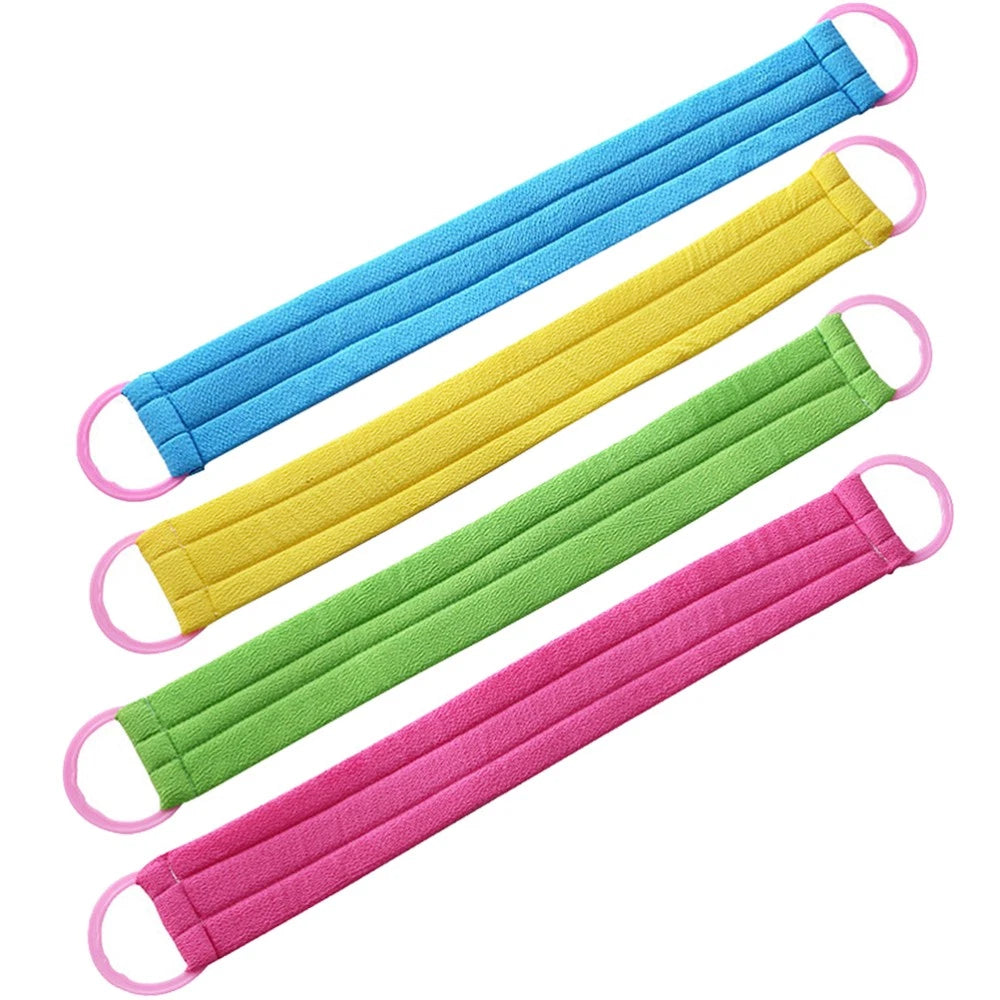 4 PCS Bath Towel Exfoliating Back Body Brush Exfoliator for Shower