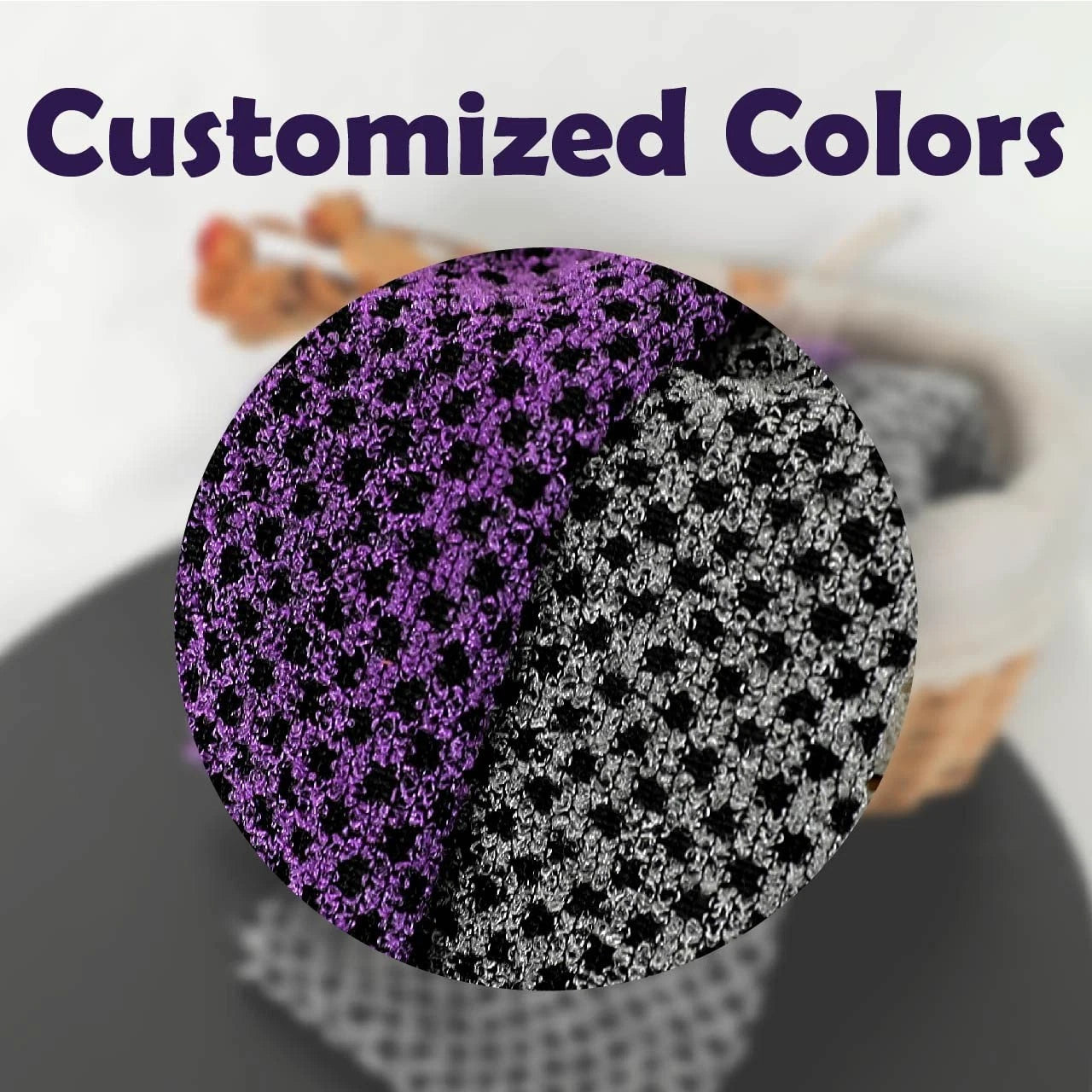 Extra Long Exfoliating Washcloth, Exfoliating Body Scrubber, Shower Towel, Lo...