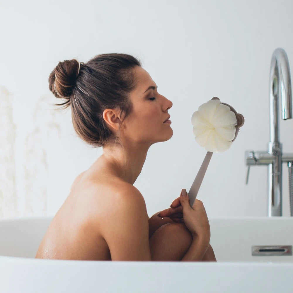Scrub Brush Shower Exfoliator Exfoliating Back Scrubber for Bath