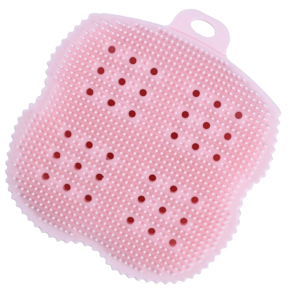 Exfoliating Towel Bath Scrubber for Cleaning Baby Back Shower Brush
