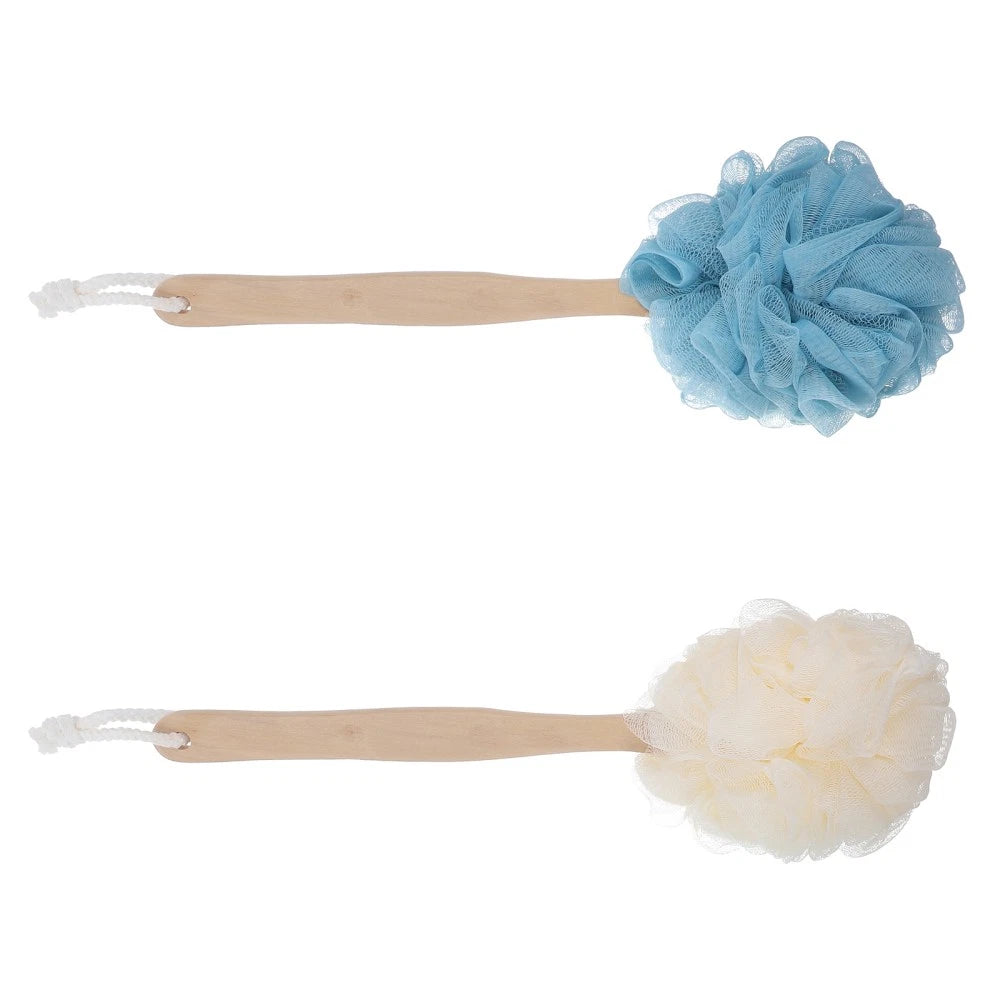 2 Pcs Shower Scrubber Brush Bath Bathtub with Long Handle