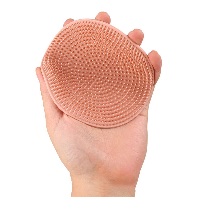 Silicone Bath Brush Scalp Massager Washing Comb Hygienic Exfoliating Body Clean