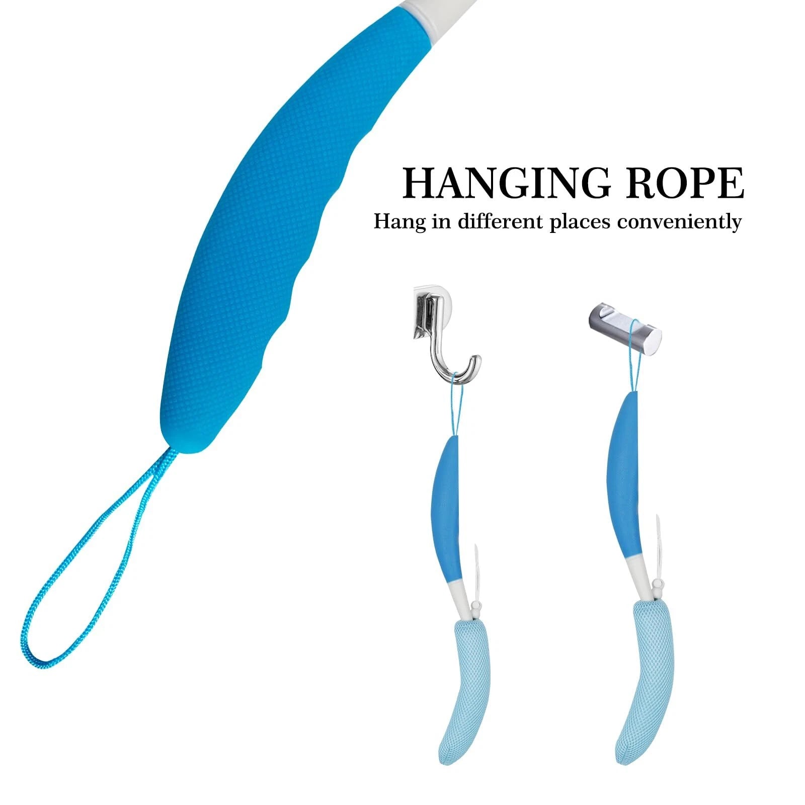 Long Handled Shower Brush Nonslip Long Handle Bath Brush Back Body Brush Gentle