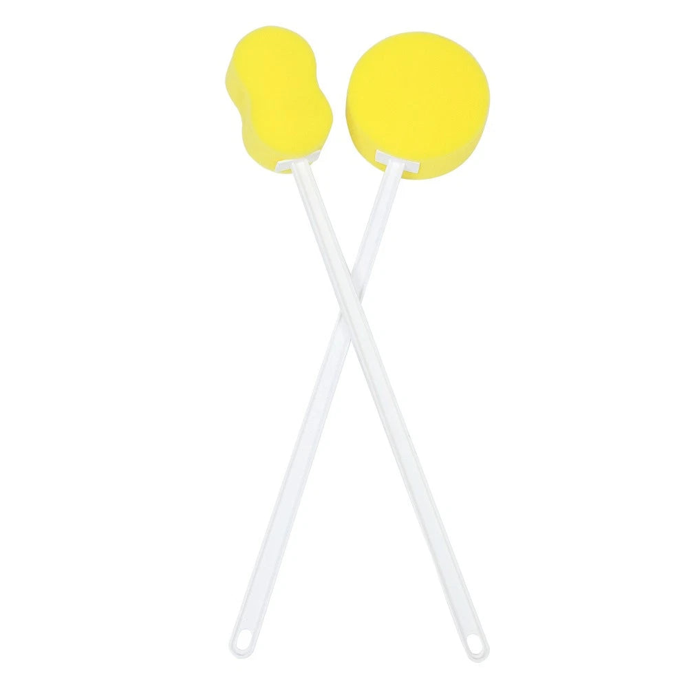 2pcs Shower Cleaning Long Handle Bath Bath Tools Bathing Supplies