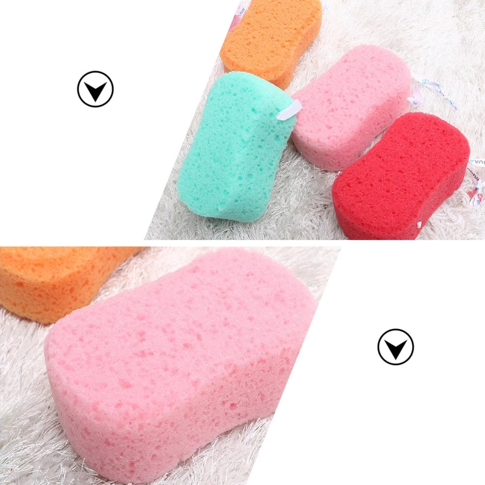 4Pcs Bath Sponges Bath Scrubbers Bathing Accessories (Random Color) bath brush