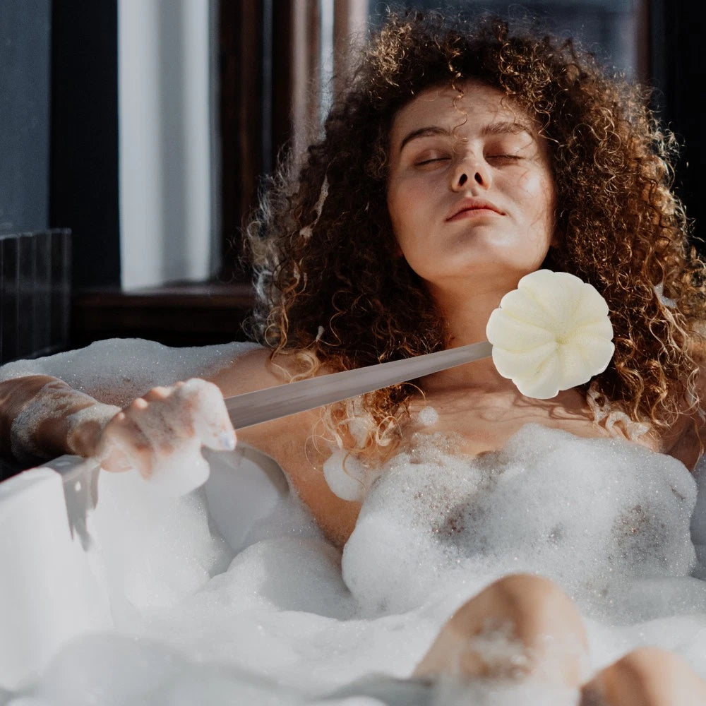 Scrub Brush Shower Exfoliator Exfoliating Back Scrubber for Bath