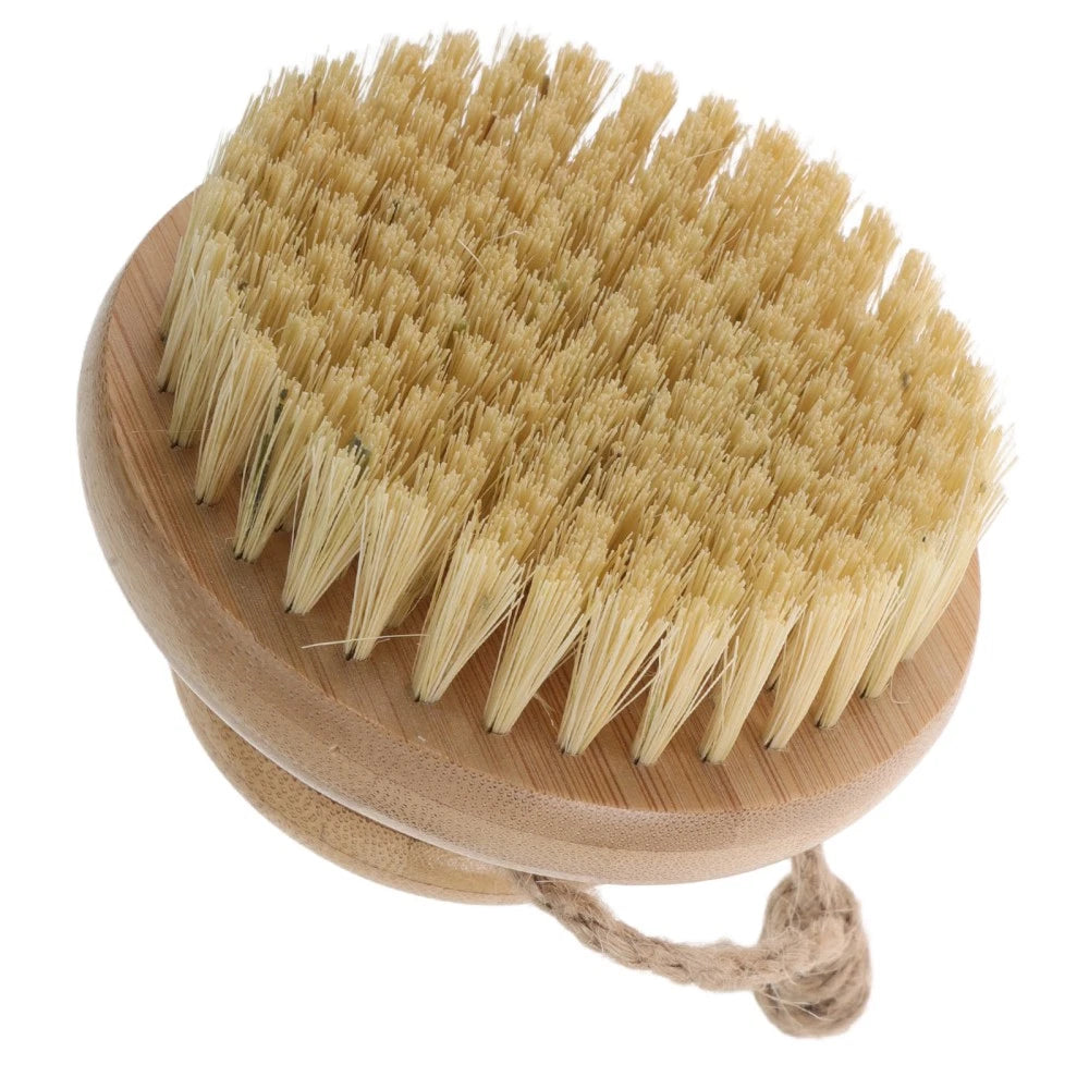 Dry Brushing Body Exfoliating Brush - Exfoliating Bath Scrubber Brush with