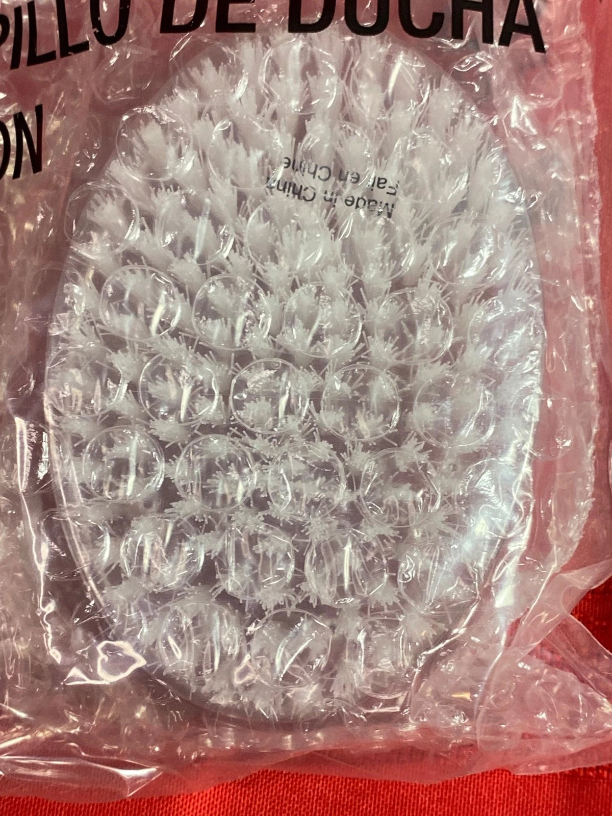 NIB Avon Long Handle Shower Brush w/Massage Nubs on Back of Brush~Lot of 2