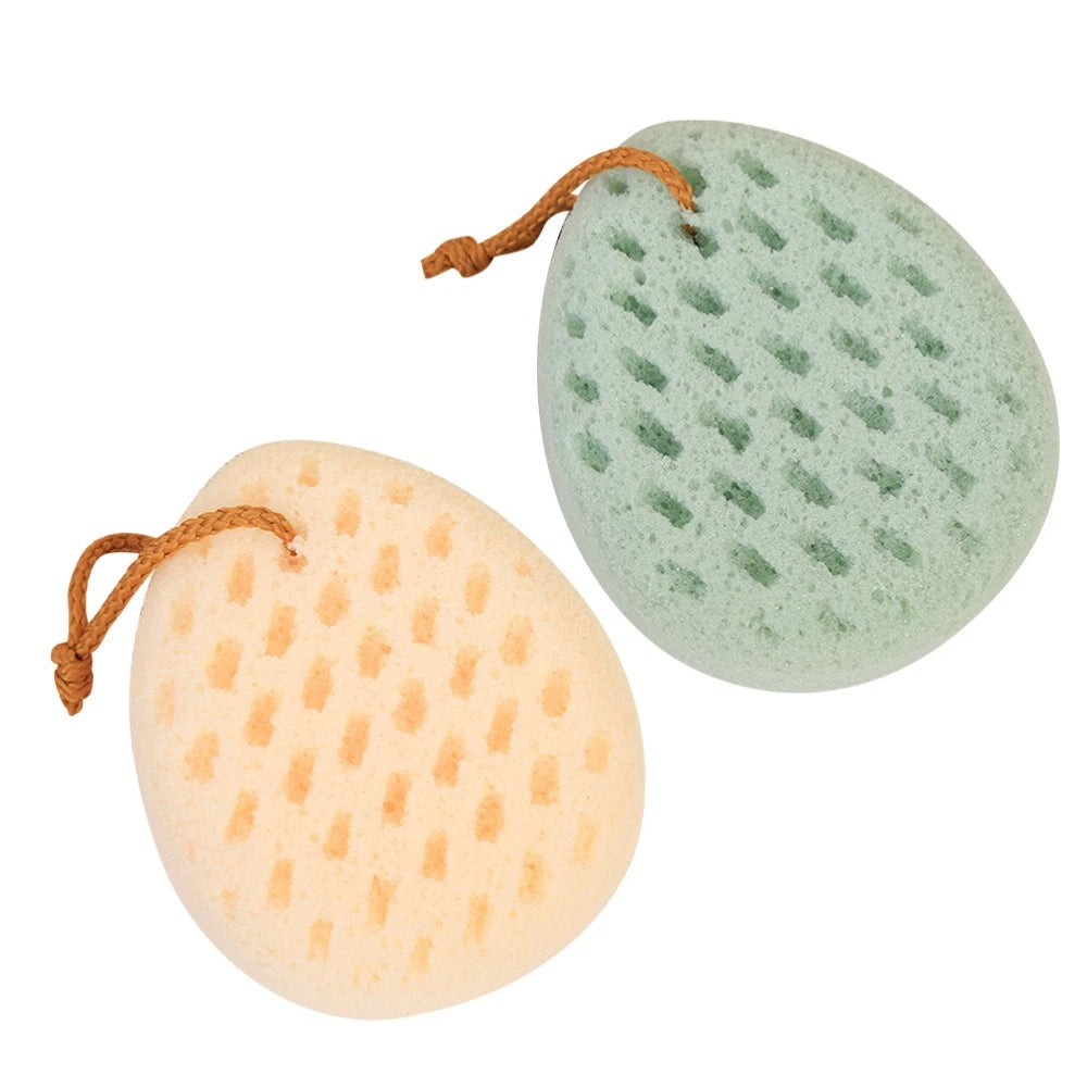 2 Pcs Shower Wipe Exfoliation Body Loofah Soft Bath Sponge Brush