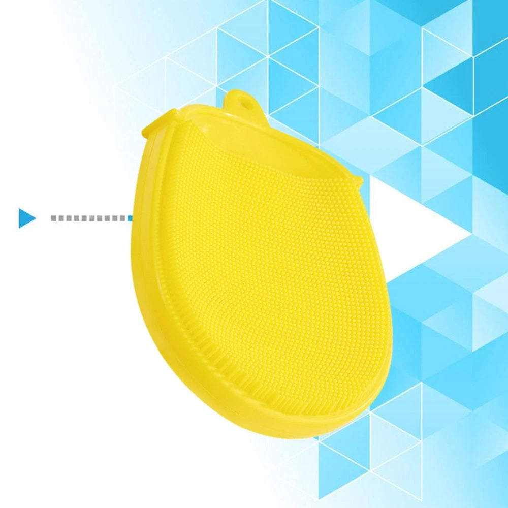 Loofah Back Scrubber Body Exfoliator Brush Yellow Glove Bath Brush