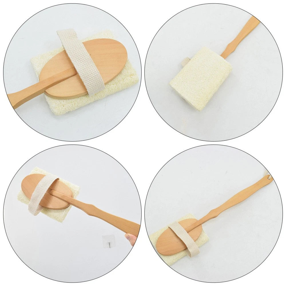 Bath Brush Shower Scrubber for Body Skin Cleaning Tool Use