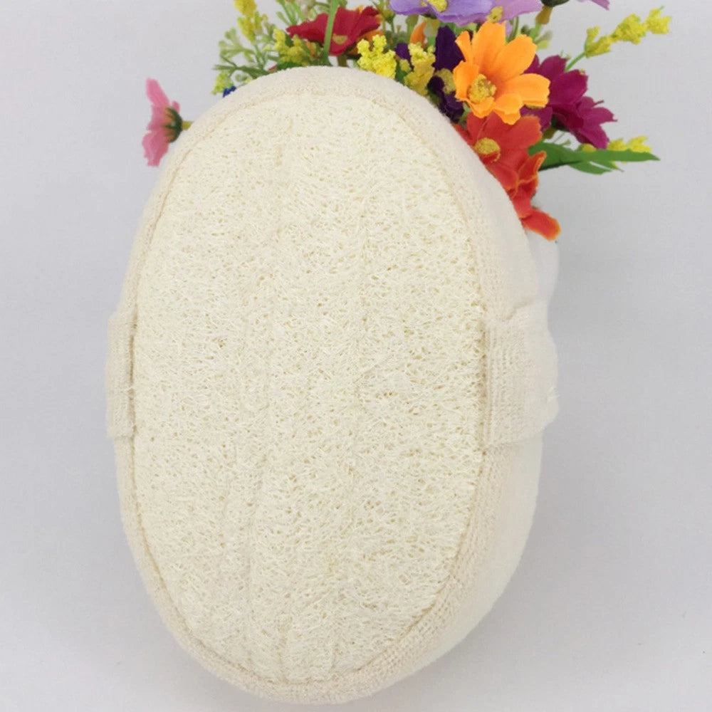 3 Pcs Loofah Bath Towel Shower Sponge Exfoliating Back Scrubber Brush
