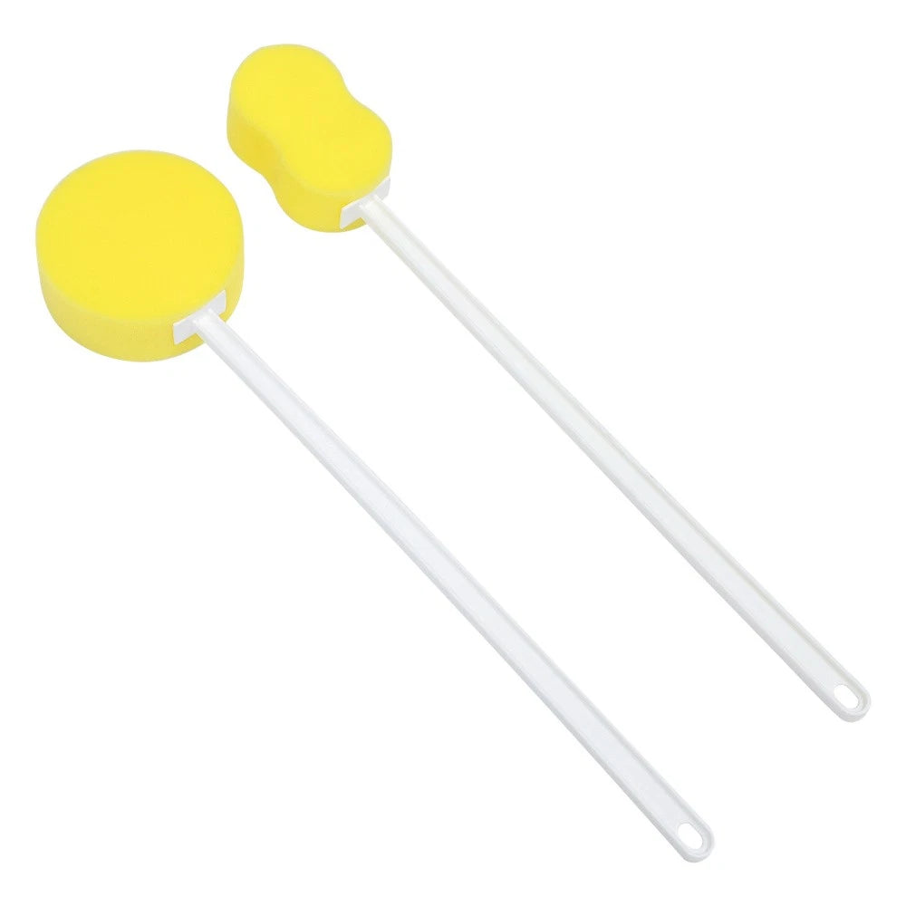 2pcs Shower Cleaning Long Handle Bath Bath Tools Bathing Supplies