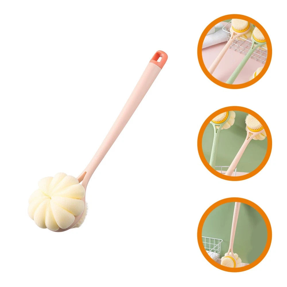 Bath Brush Back Cleaning Scrubber Shower Exfoliating with Handles for Body