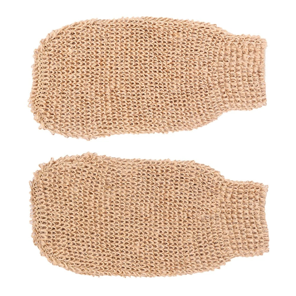 2Pcs Exfoliating Body Brush Glove Bath Scrubber for Smooth Skin