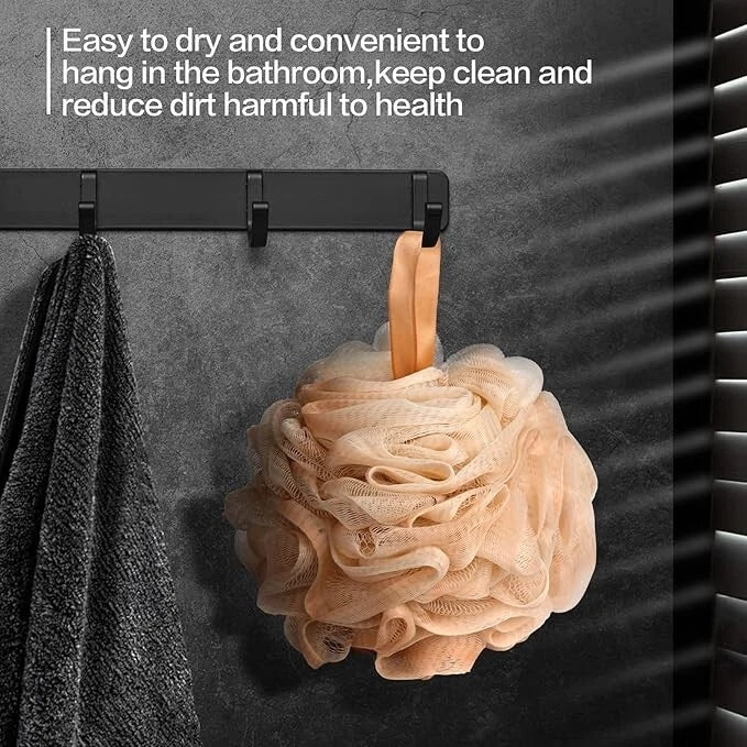 4 Pack Soft Loofa Exfoliating Body Scrubber Mesh Shower 50g/pcs