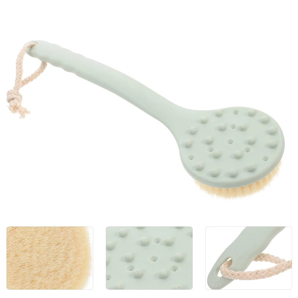 Scrub Brush for Shower Body Scrubber with Extending Handle Cleaning Massage