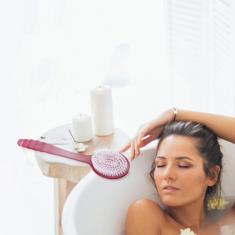 3 Pcs Bath Brush Multi-functional Exfoliating Back Scratcher Scrub