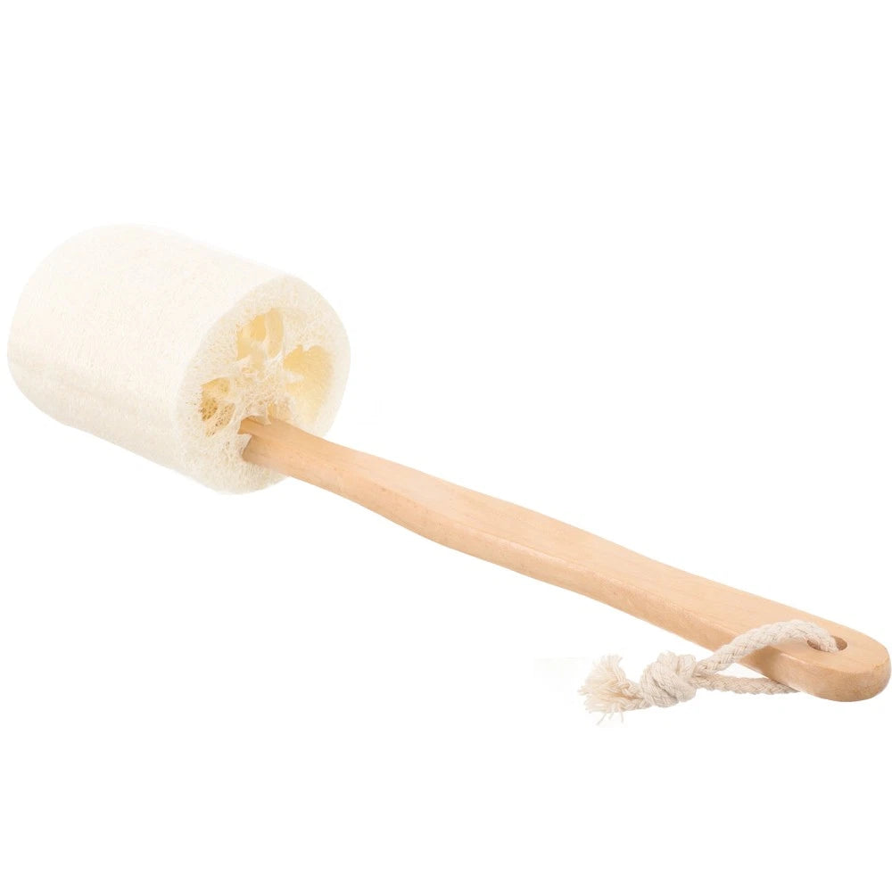 Loofah Shower Brush Body Cleaning Scrubber Exfoliator Handheld Cleansing Skin