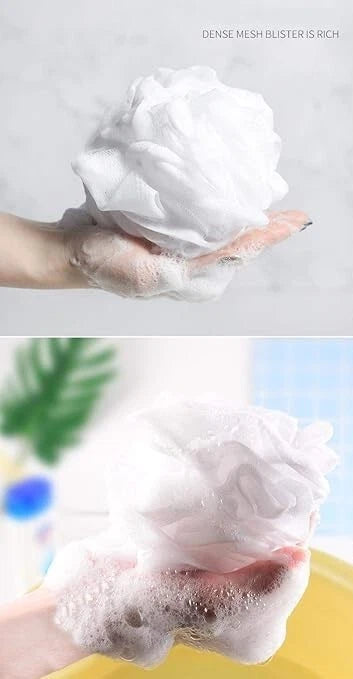 3x Shower Loofah Bath Sponge 70g/pcs Exfoliating Mesh Ball Shower Puff
