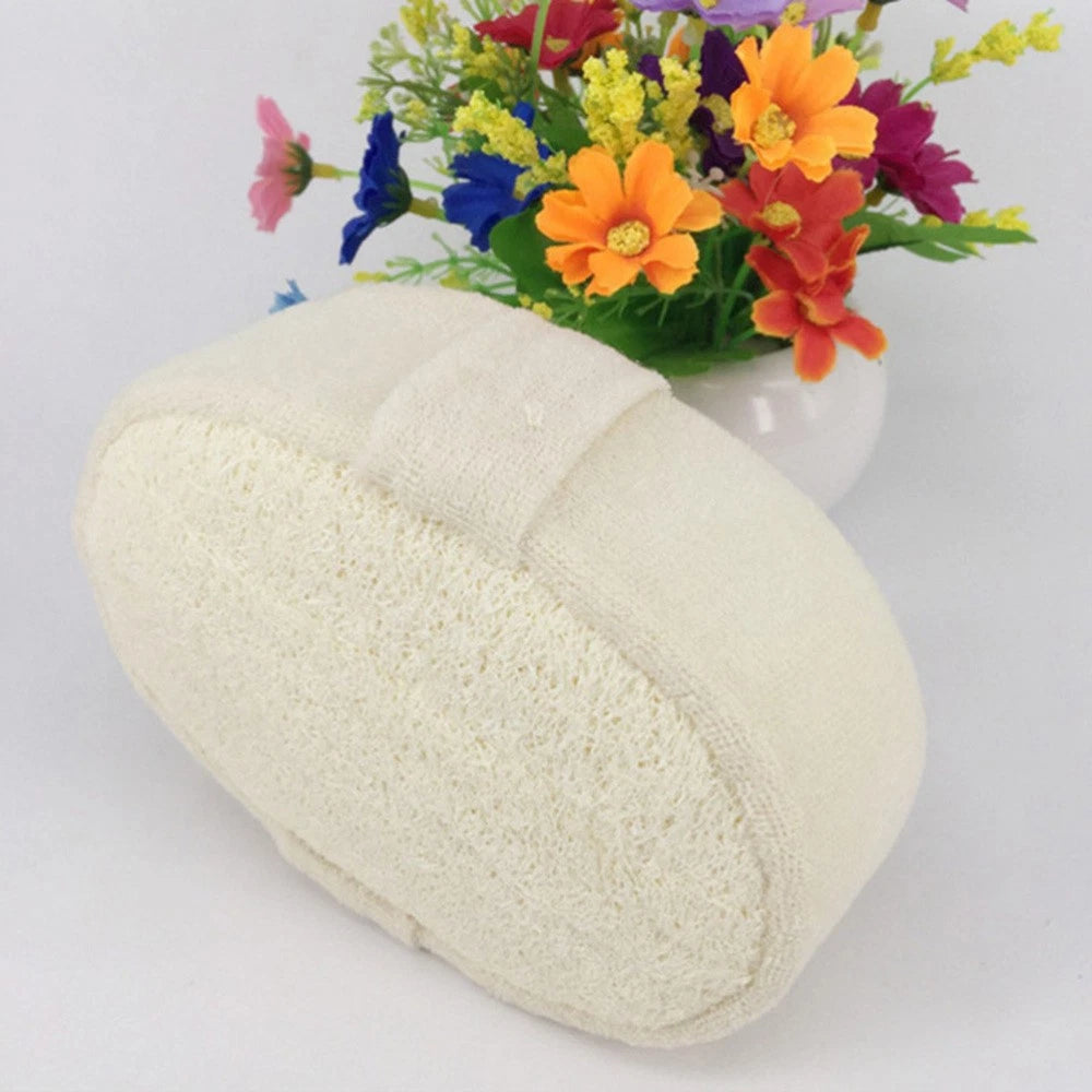 3 Pcs Loofah Bath Towel Shower Sponge Exfoliating Back Scrubber Brush