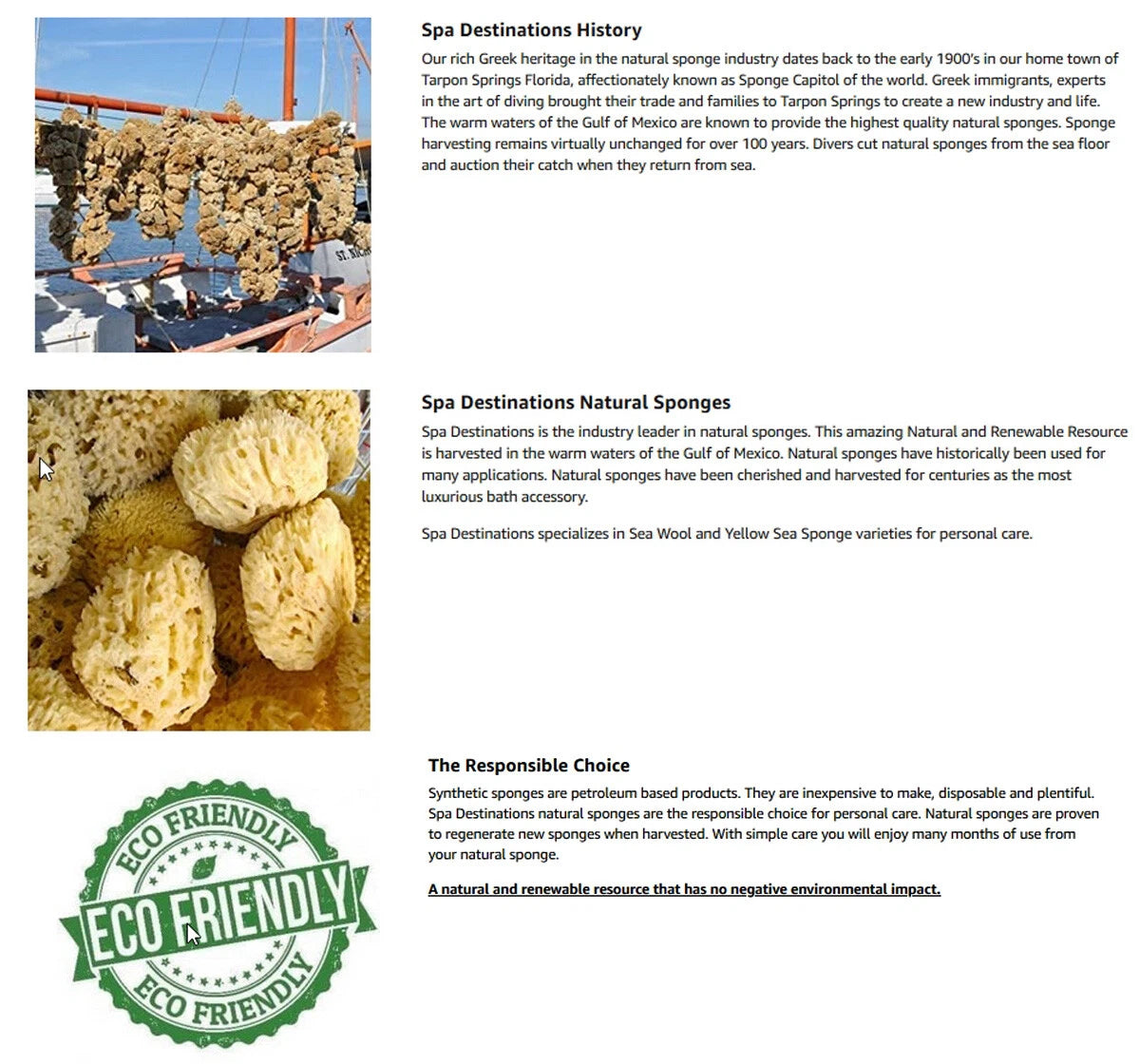 Natural Yellow Sea Sponges by Spa Destinations (Choose Size)