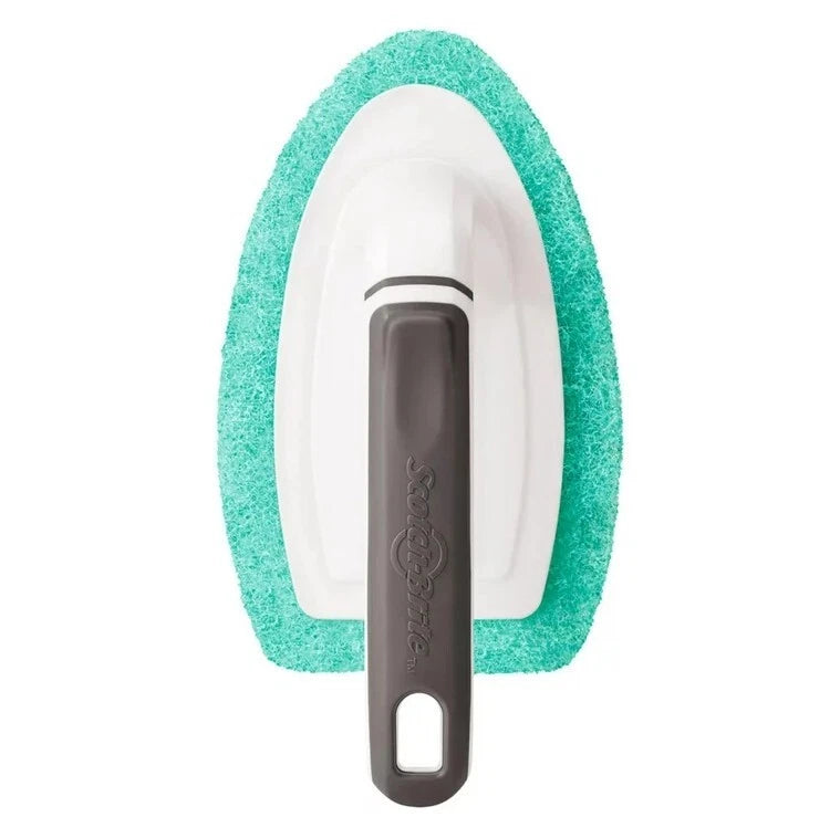 Scotch-Brite Non-Scratch Tub and Shower Scrubber Kit (2 Handle With Refill Pads)