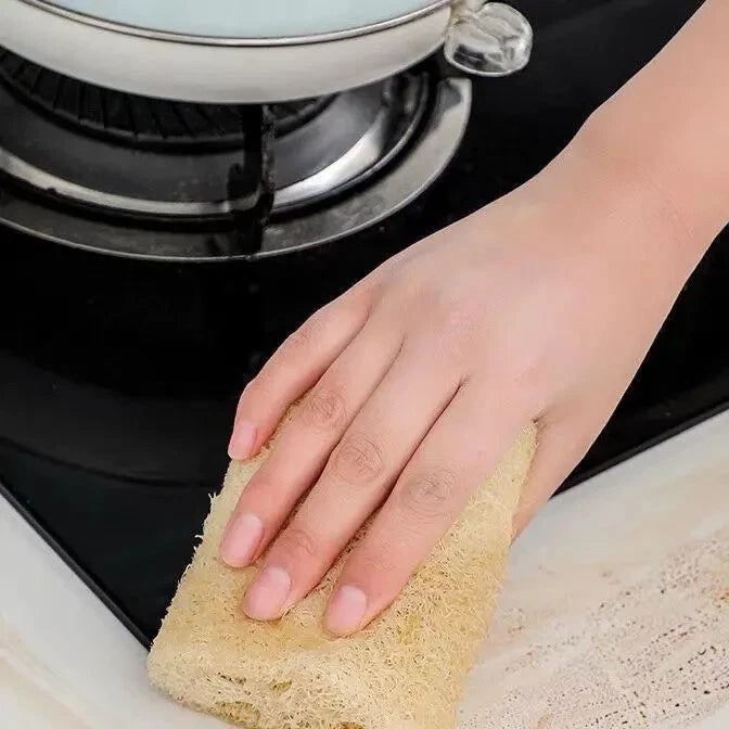 6 pack Natural Loofah Sponges Organic Luffa Bath Shower Sponge Exfoliating Body