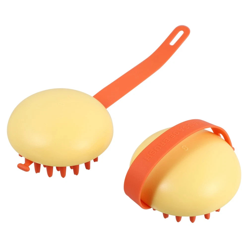 2pcs Bathroom Bath Brush Shower Skin Massage Exfoliation Scrubber with Hook