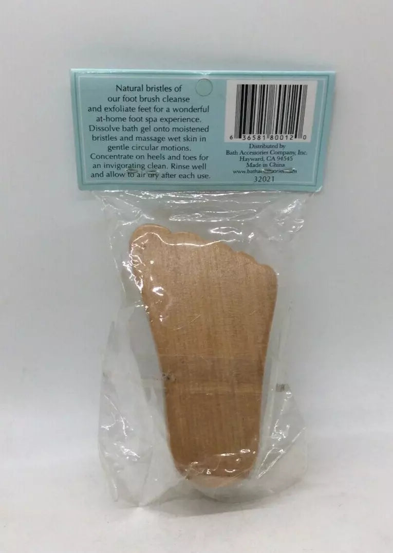 Bath Accessories Company foot brush cleanse & renew New R13