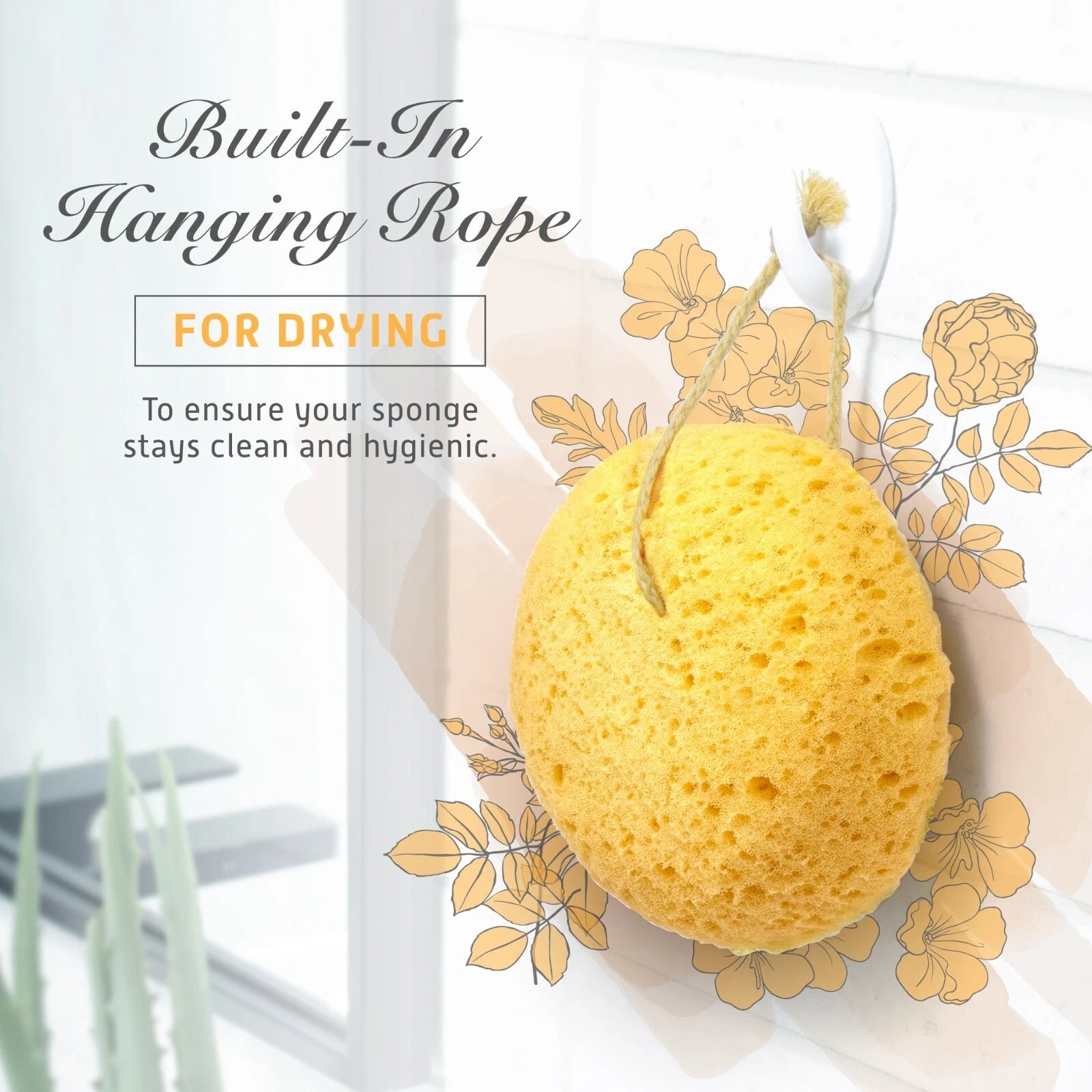 Exfoliating 2-Texture Loofah Sponge Ultra Soft, for Bath and Shower (Pack of 2)