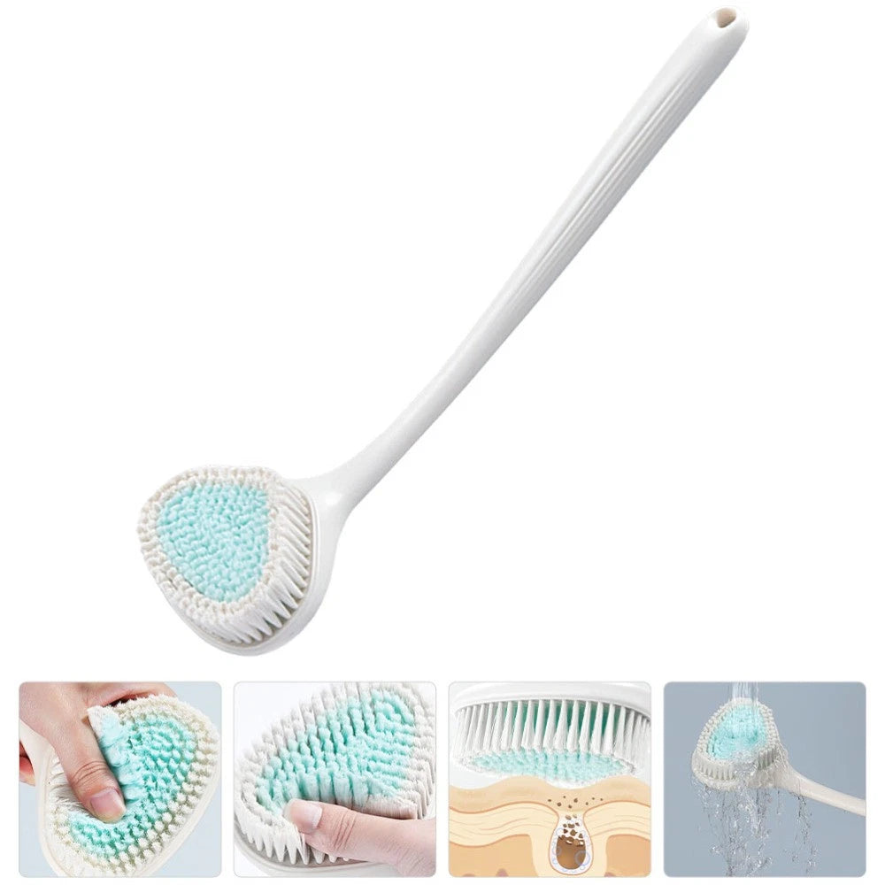 Long Handle Bath Massage Brush Scrubber Bathroom Organizer Miss
