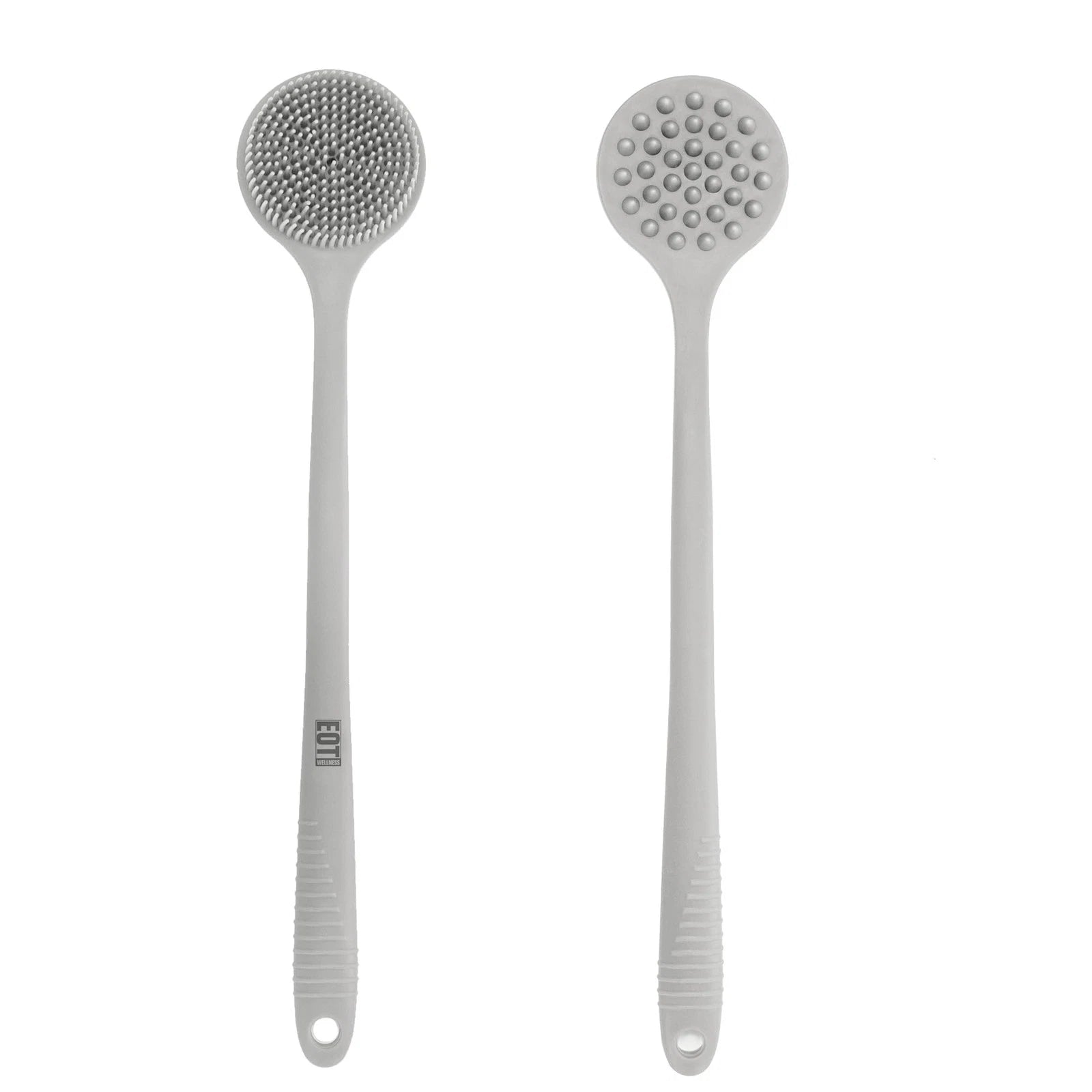 Bendable Long Handled Silicone Body Brush & Hair Scrubber Bath Shower Back Brush