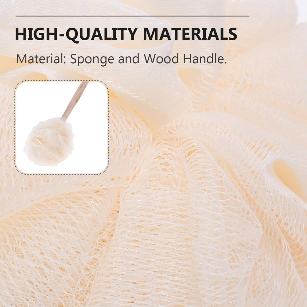 Exfoliating Back Brush Long Handle Bath Sponge Scrubber for Shower Use