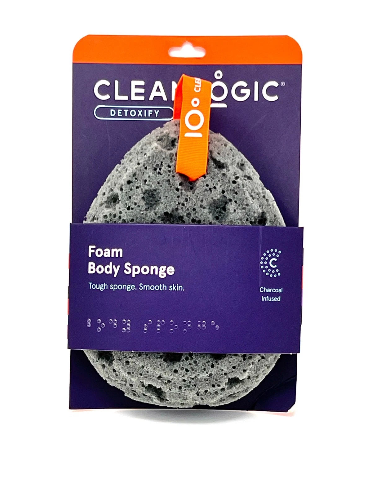 BL Clean Logic Charcoal Infused Sea Foam Body Sponge